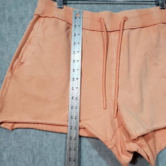 Joy Lab Shorts Women XL Orange Stretch Athletic Fit Lightweight Drawstring Waist - Picture 4 of 8